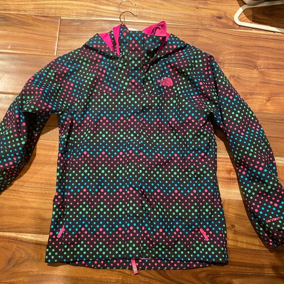 Girls North Face Raincoat - Picture 1 of 4